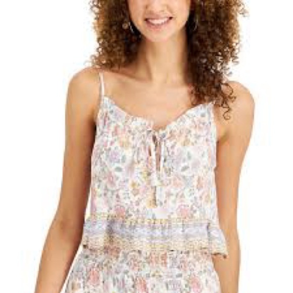 Kingston Grey NWT floral tank size large - Picture 1 of 3